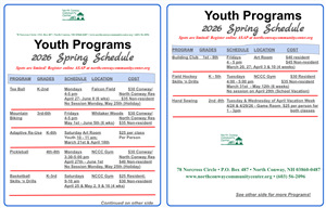 Spring Youth Programs